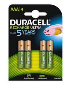 Duracell Battery Rechareable Aaa 900Mah 4 Pack