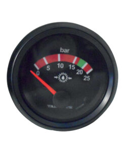 Vdo Trans Oil (Tamrock) Pressure Gauge, 24 V, 0 - 25 Bar, 52 Mm, Elec