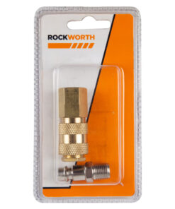 Rockworth Coupler Quick Female & Press-In Male 1/4