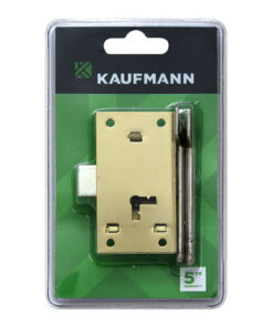 Kaufmann Lock Cupboard 75Mm Brass 2 Lever