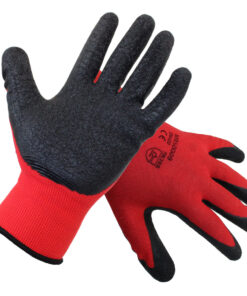 Glove Safety Latex Palm Coated Crinkle Size 10