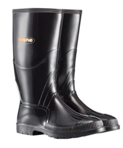 Wayne Gumboots Mens Knee L Black Size 5