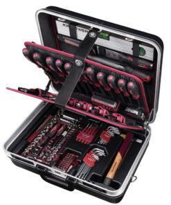 Kraftwerk 186-Piece 1/4" + 3/8" Tool Set In Abs Case