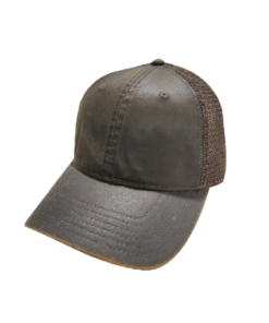 Oil Skin Trucker Cap