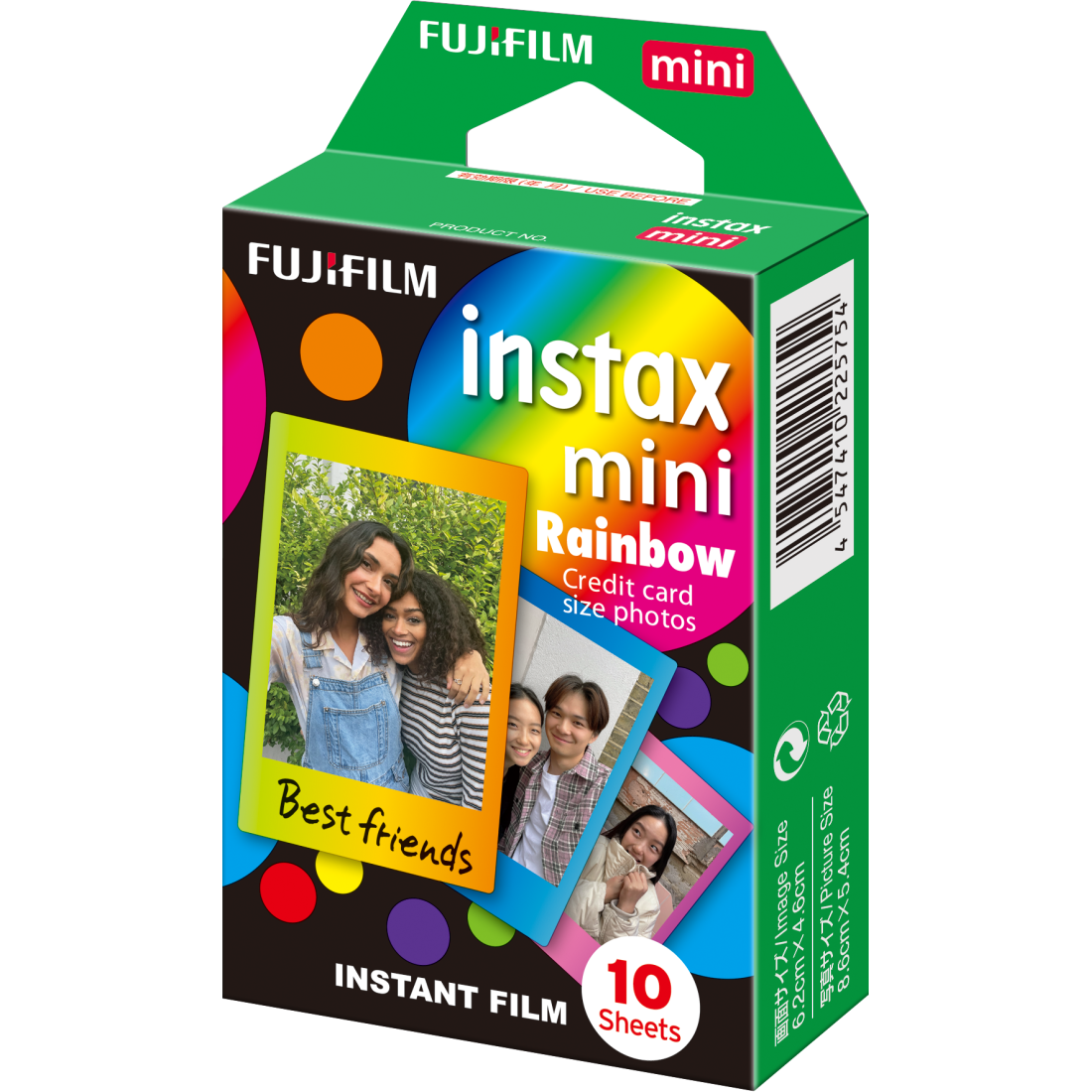 Instax Film Mini Pat Rainbow 1 Pack (10 Sheets)