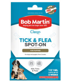 Bob Martin Pet Tick & Flea Dog Spot Puppies 1Ml